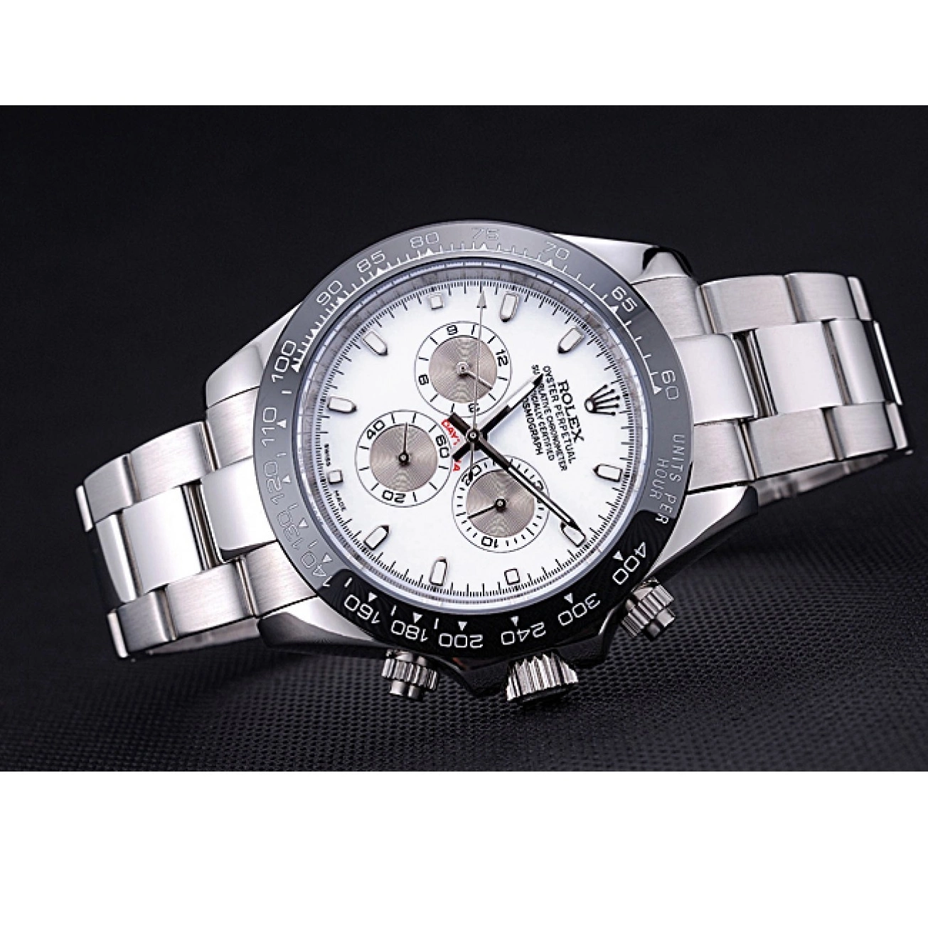 Rolex copies cheap Bracelet Daytona Steel Rolex Dial Stainless 622542 Cosmograph White 0802